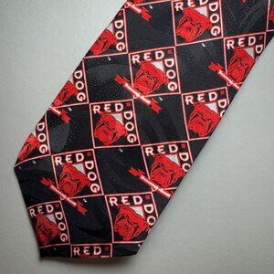 Vintage Red Dog Beer Necktie